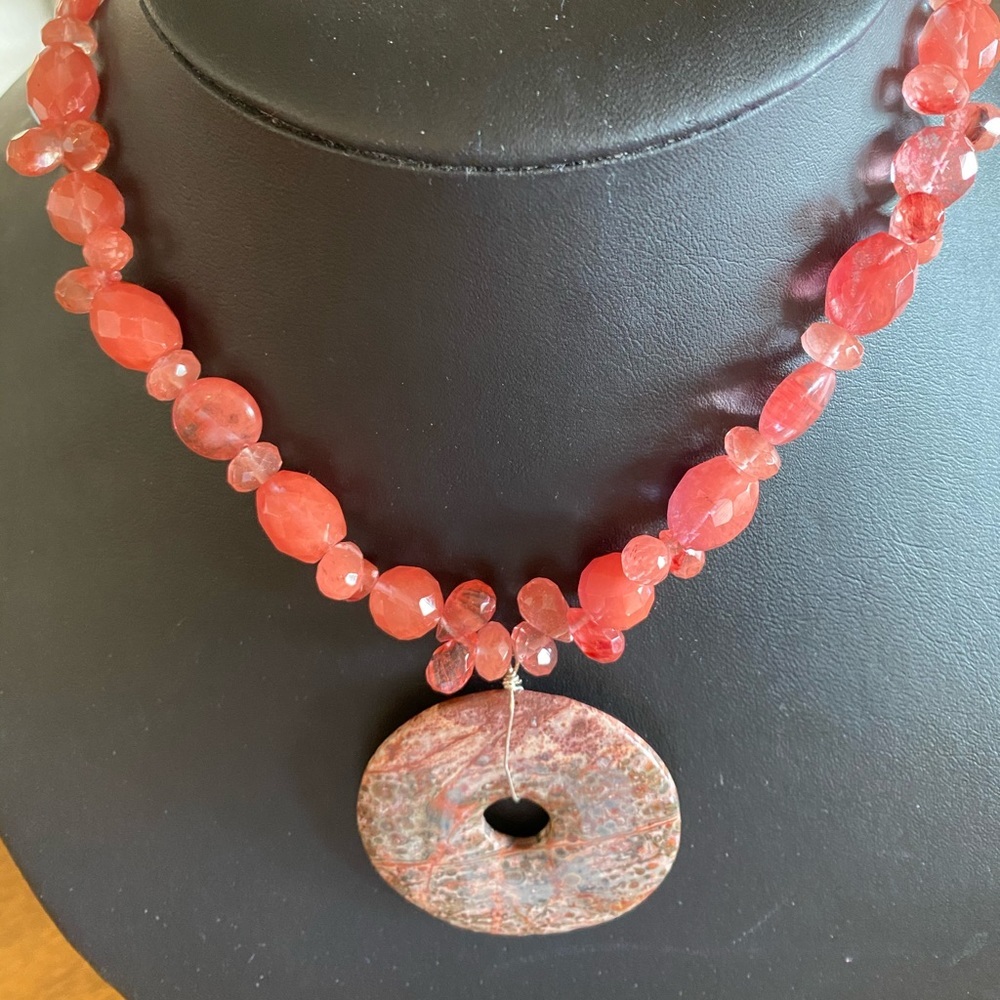 Beaded Necklace One of a Kind Designer Jew…